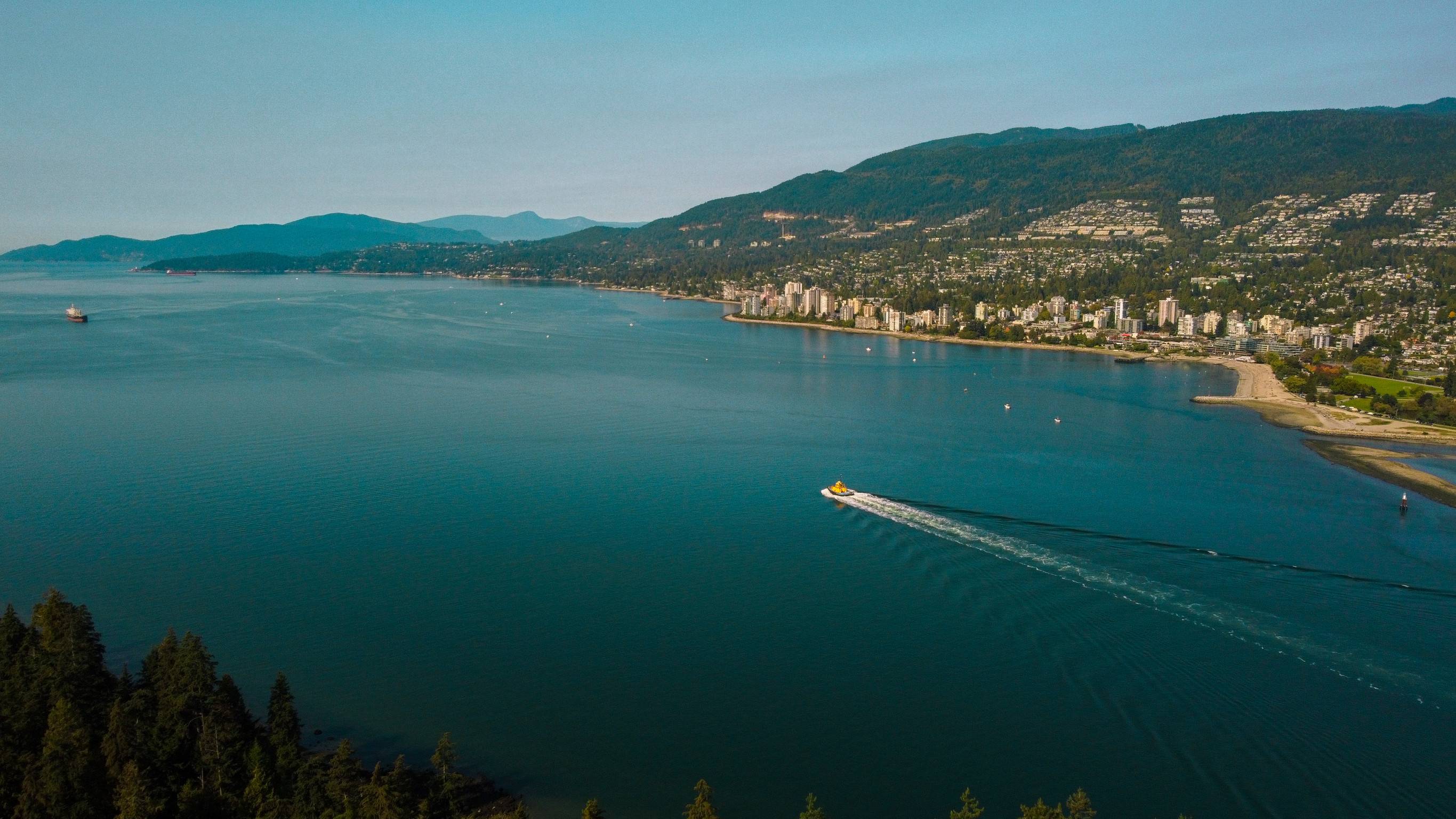A Beautiful View Of Stanley Park In Vancouver