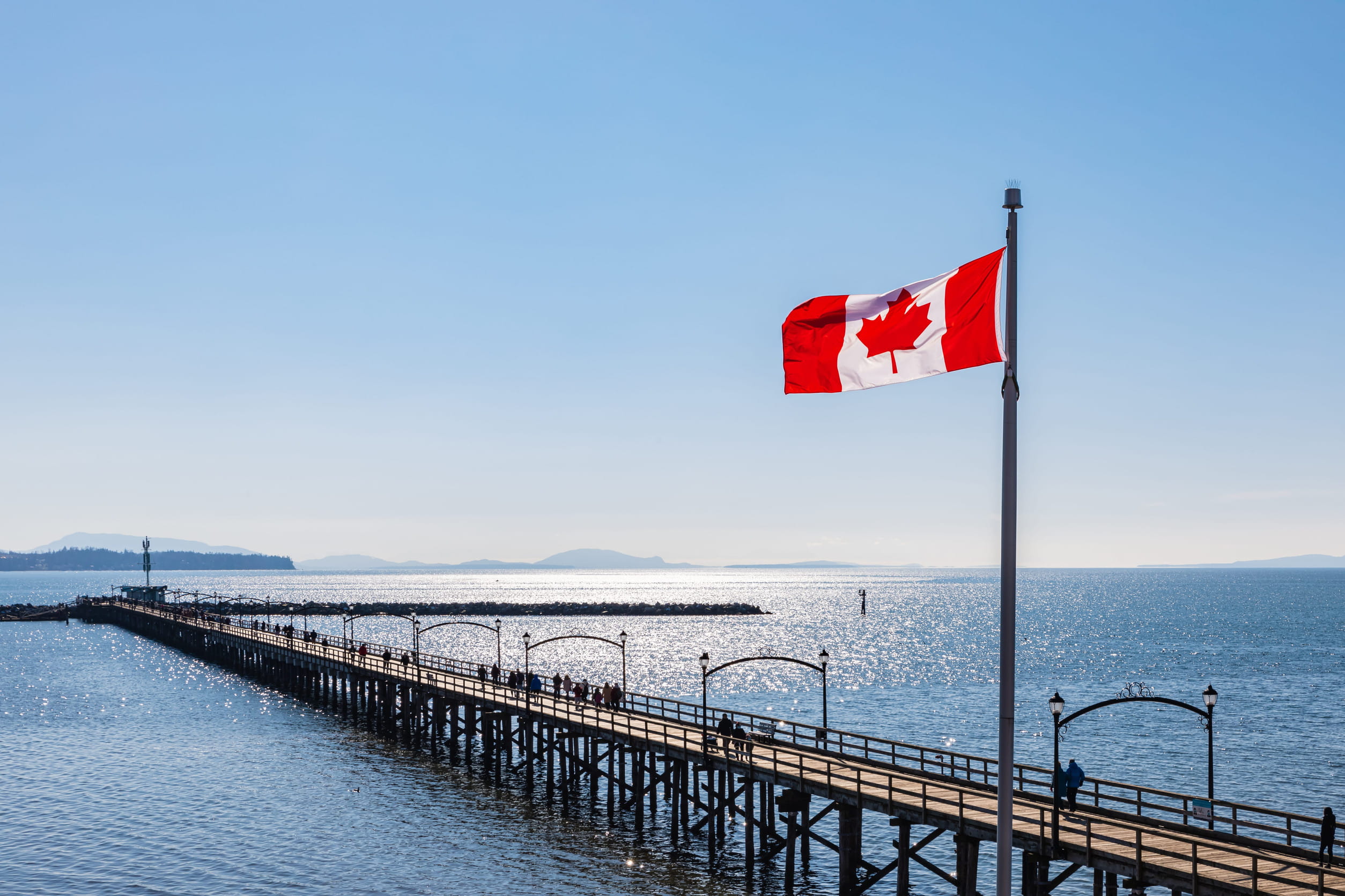 A Waving Canadian Flag