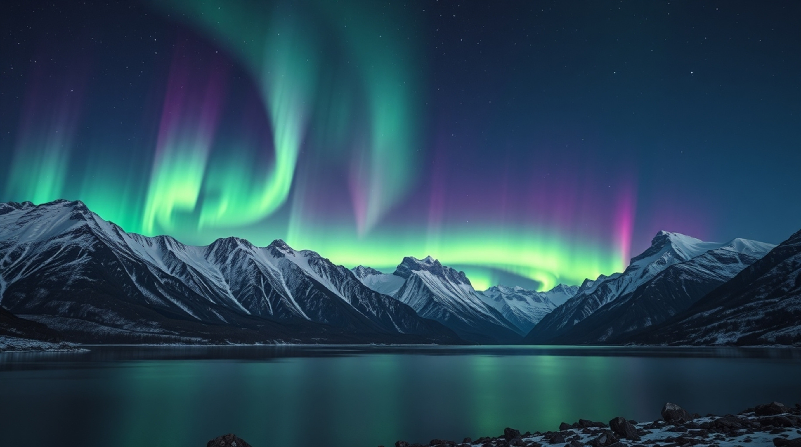 Aurora Borealis Northern Lights In Canada