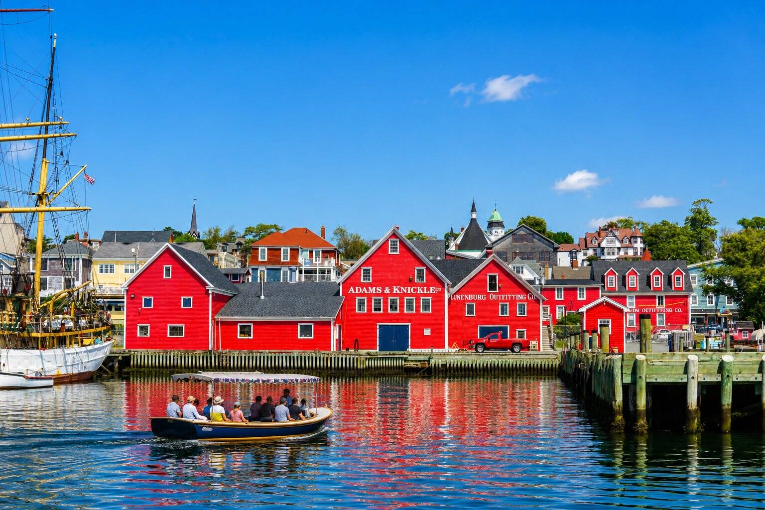 Boat ride in Lunenburg, Nova Scotia
