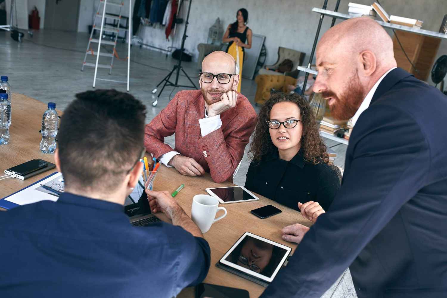 Business Professionals In A Meeting