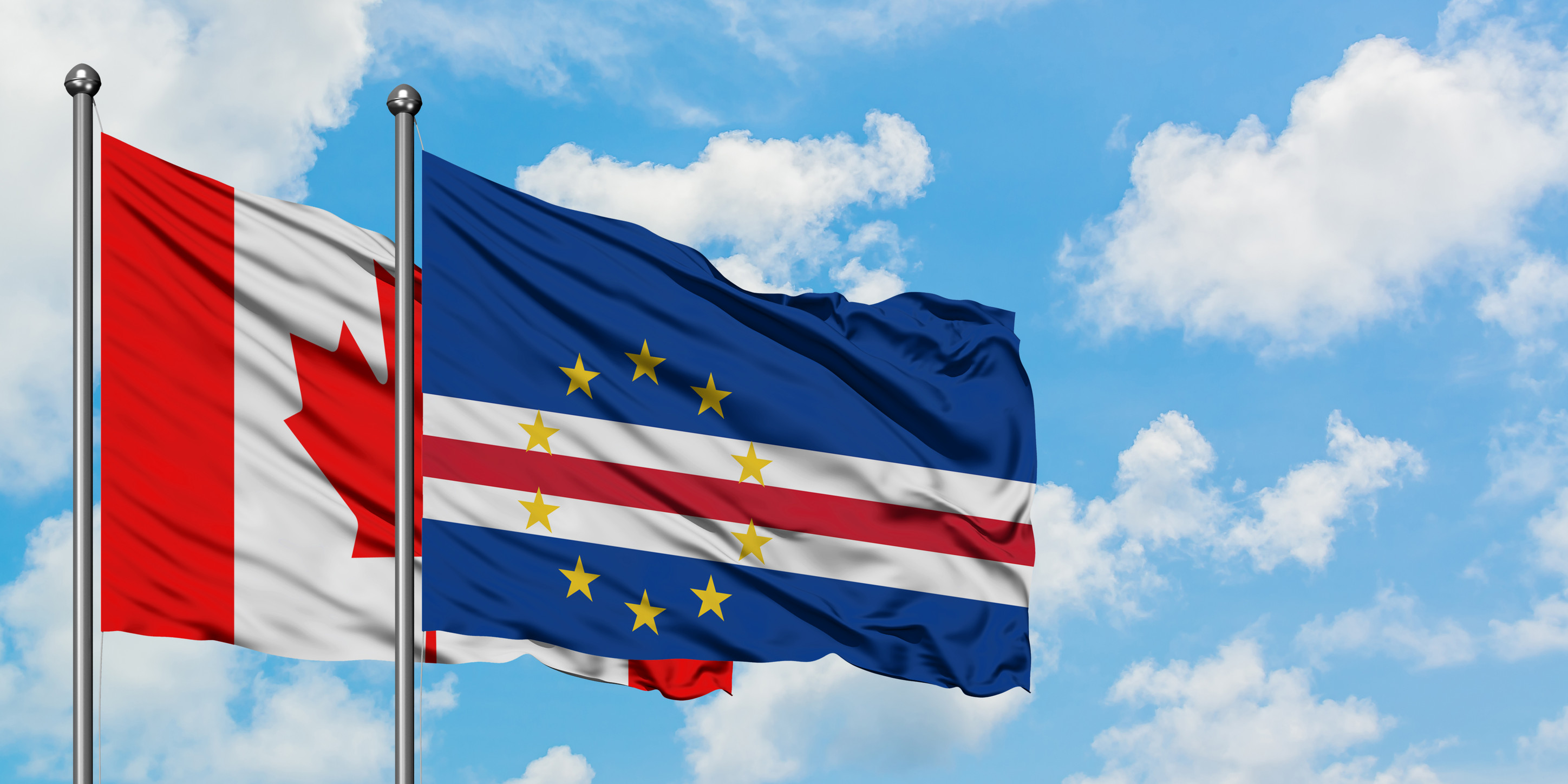 Canada En Kaapverdië Vlag