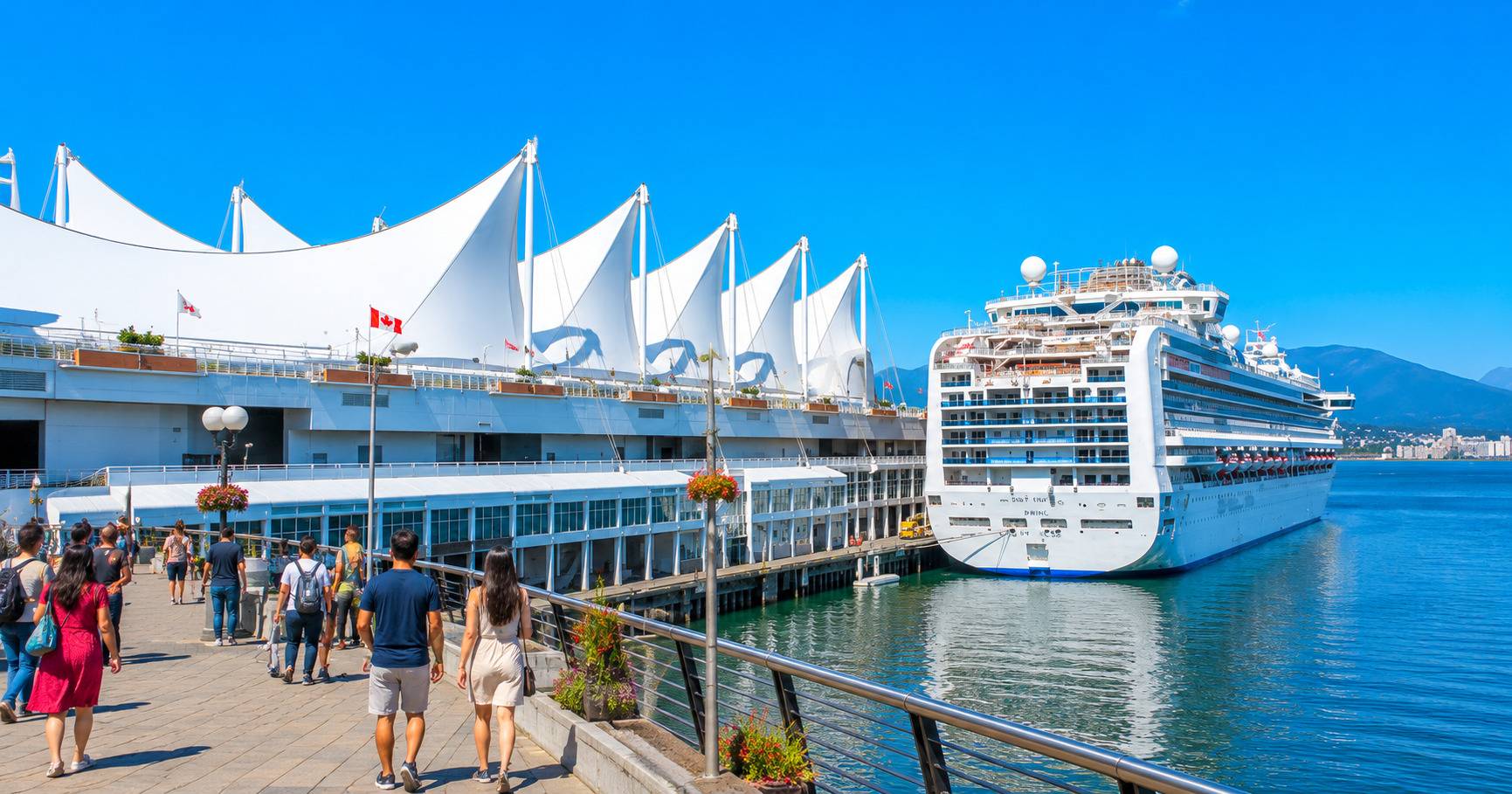 Canada Place And Waterfront View