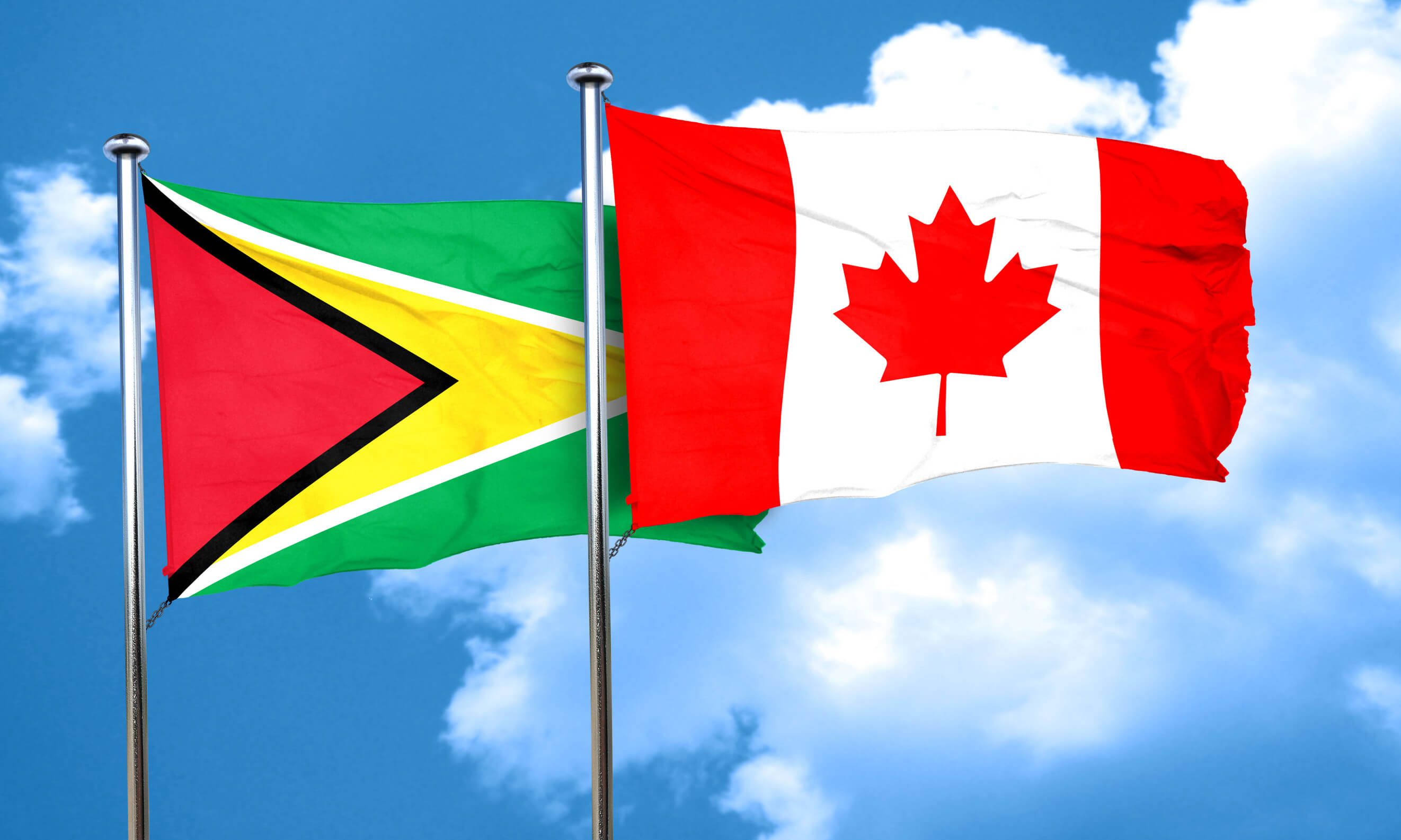 Close Up Of A Guyana Passport