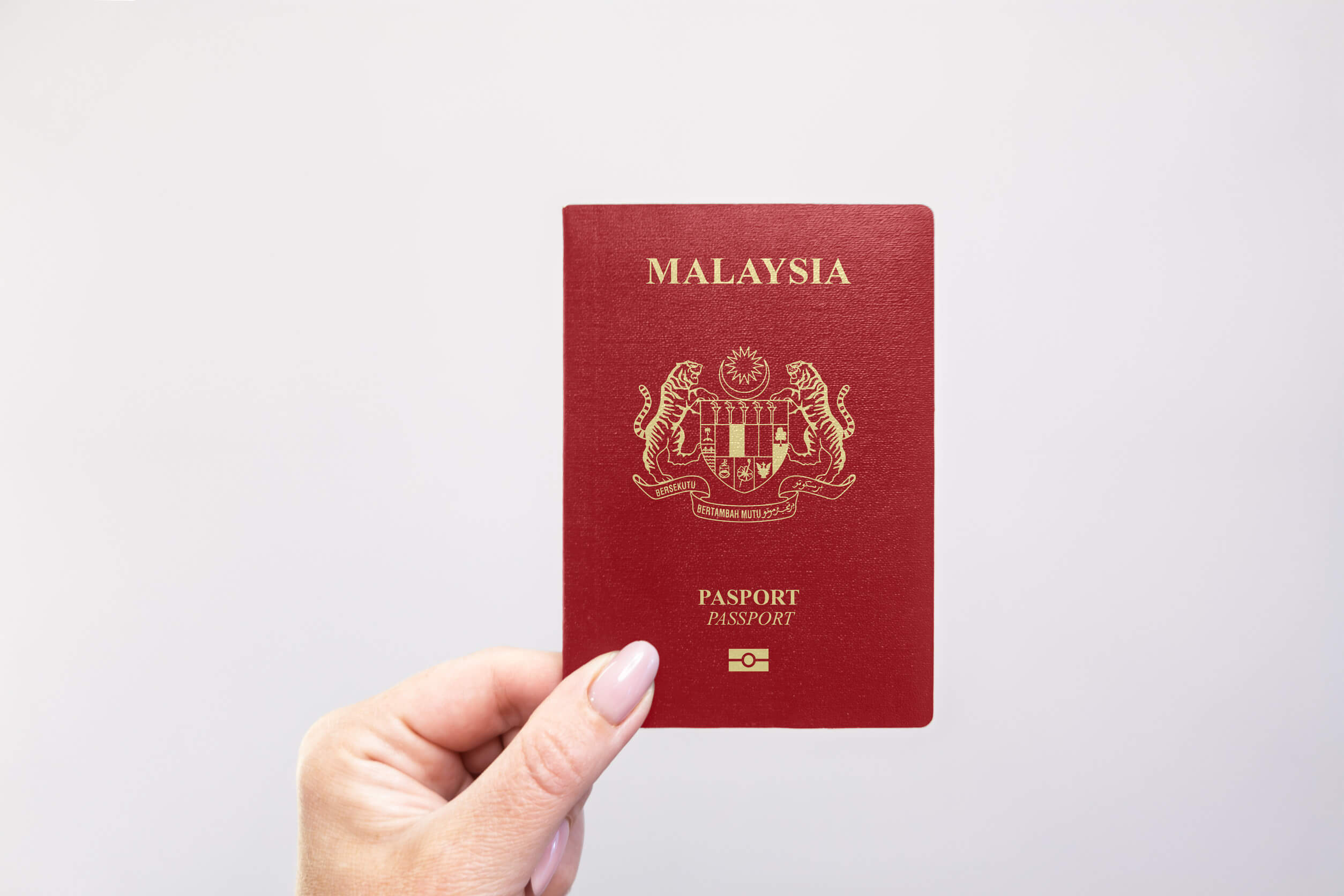 Close Up Of A Malaysia Held Passport