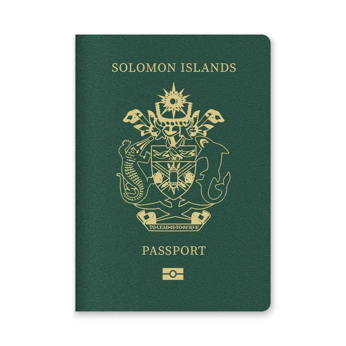 Close Up Of A Solomon Islands Passport
