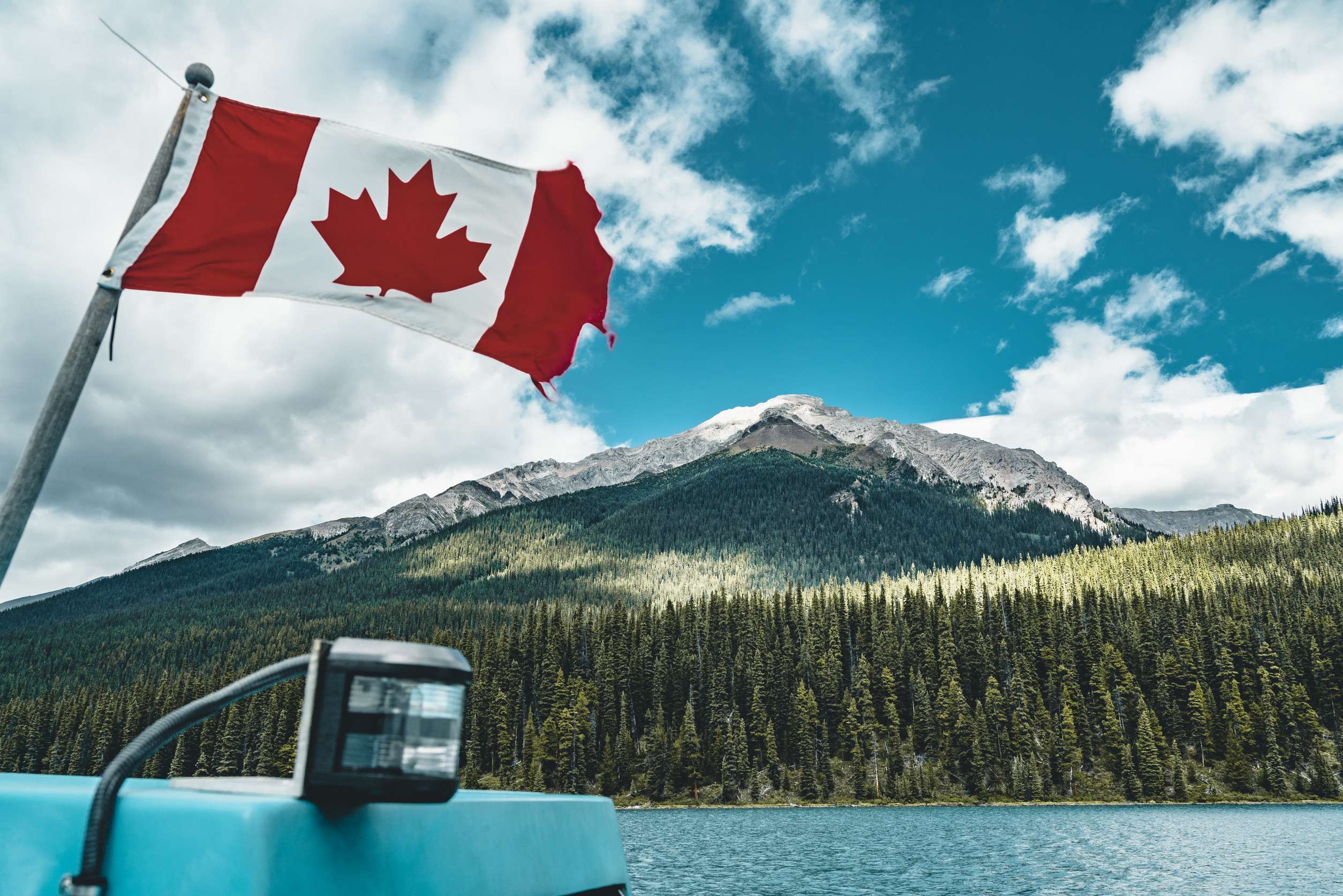 Maligne Lake In Canada