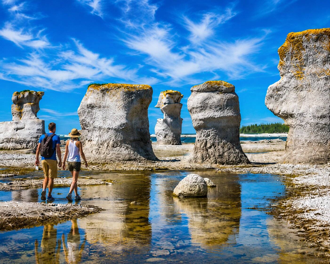 Mingan Archipelago in Canada