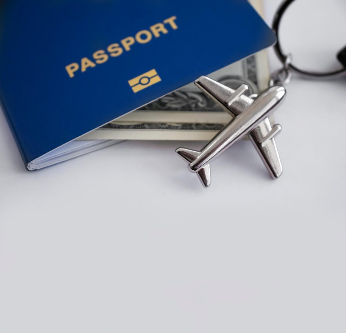 Passport Dollars Plane