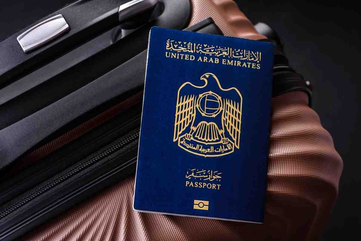Passport Of A United Arab Emirates