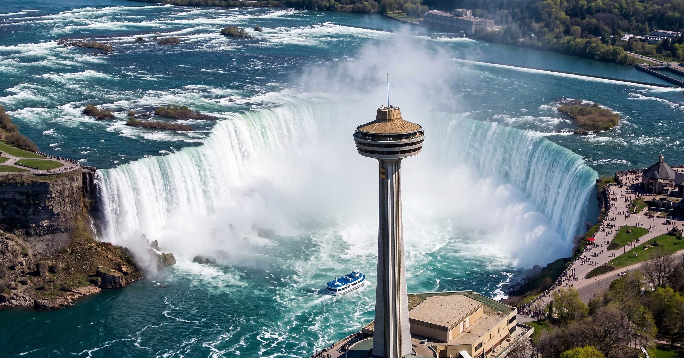 Skylon Tower Overlooking Niagara Falls