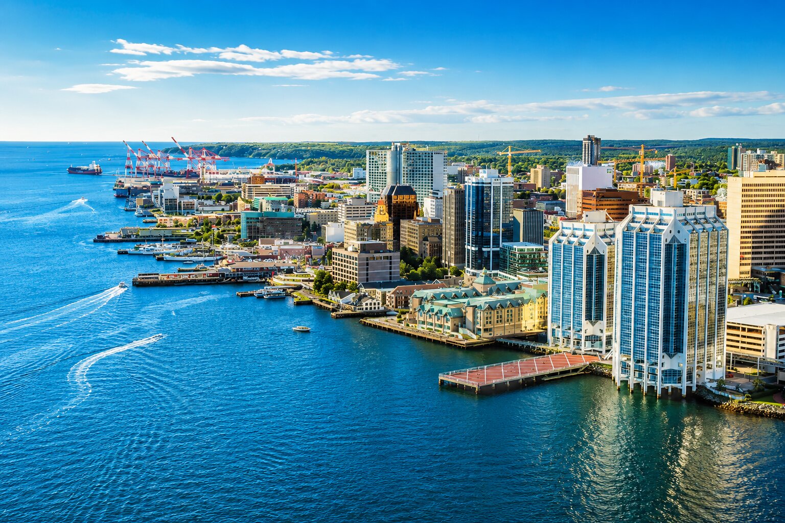 View Of Halifax In Nova Scotia