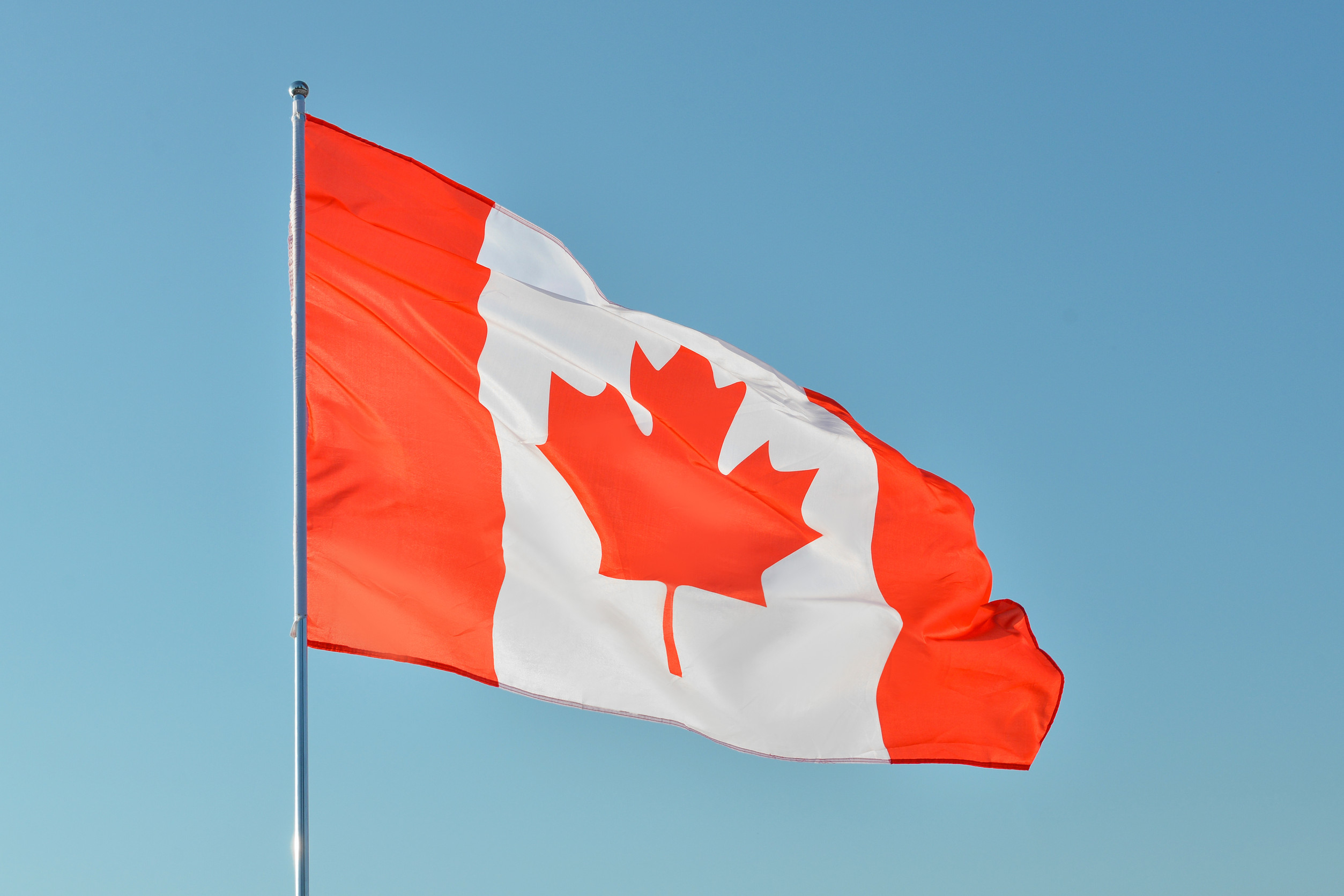 Waving Flag Of Canada