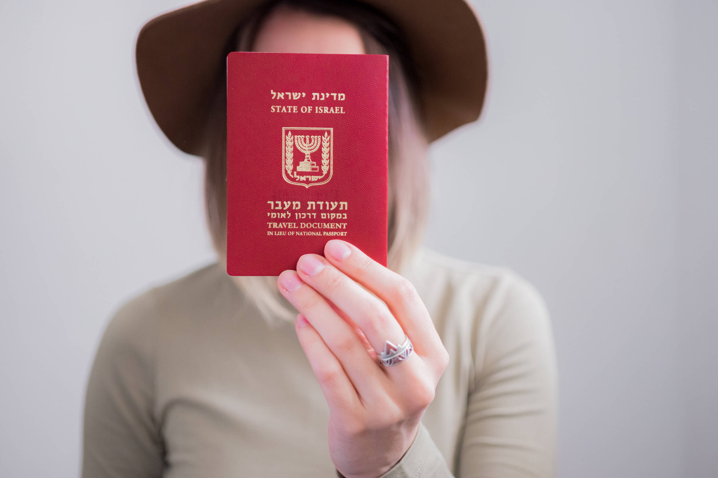Young Woman With Israel Passport